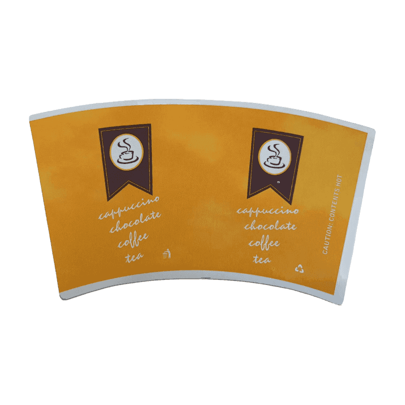 8,25 oz en papier tasses de matières premières