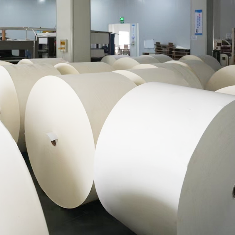 Papier à fond en revêtement sans plastique composé en plastique