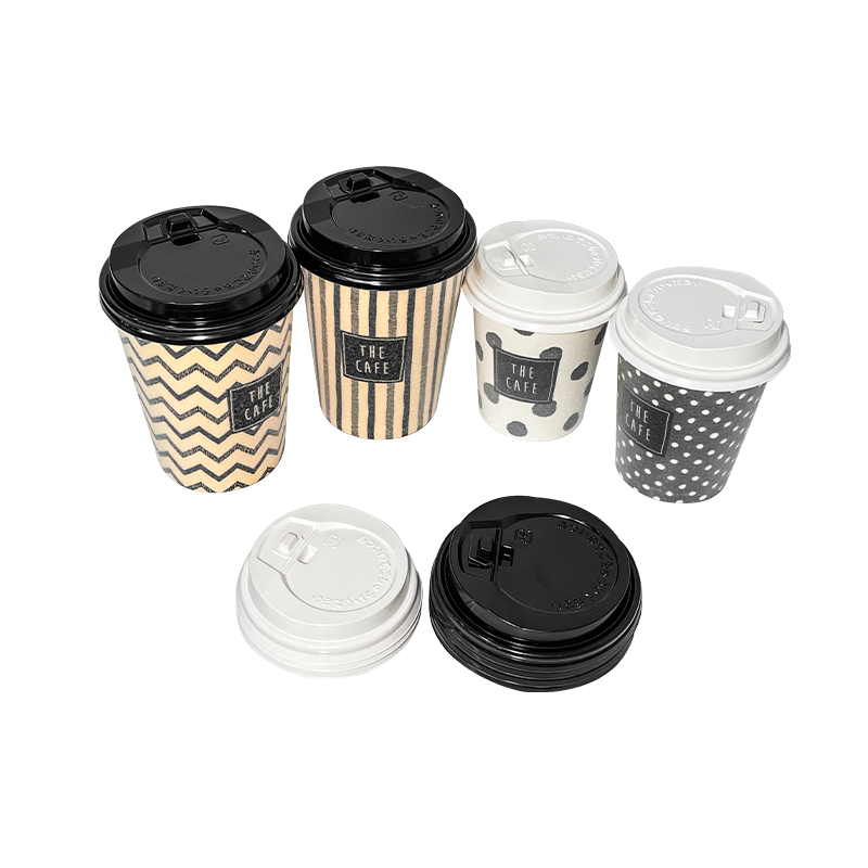 8/12 oz tasse en papier mousse imprimé en revêtement PLA