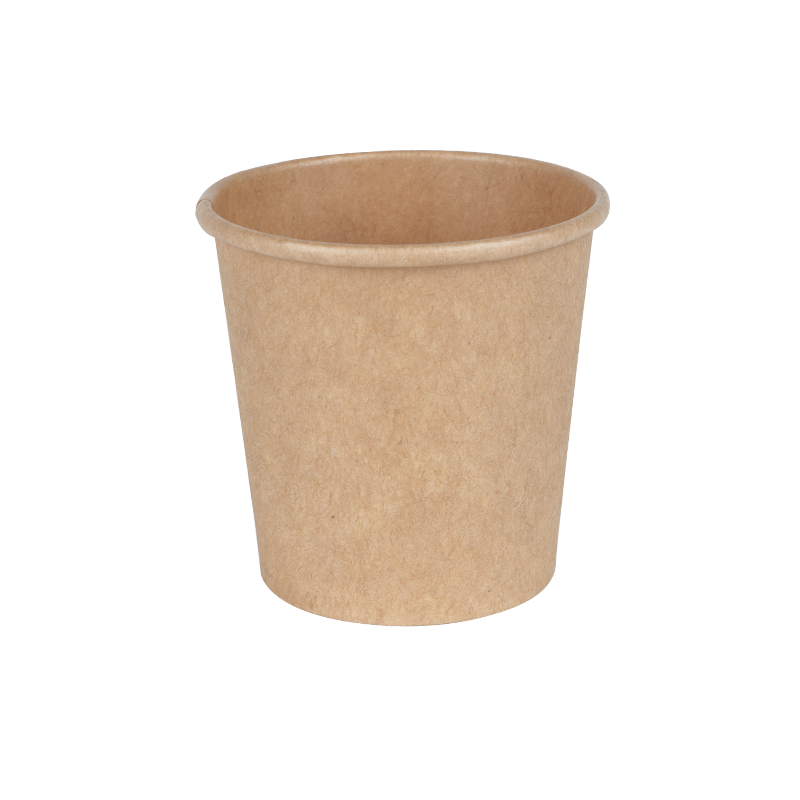 Tasse en papier kraft sans plastique sans plastique